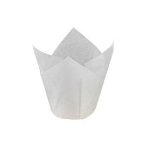 White Tulip Cup 2″ Base 1 1/8” to 3 1/2″ 200 CT