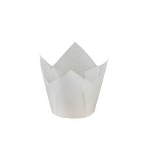 White Tulip Cup 2″ Base 1 5/8″ to 2 3/4” 200 CT