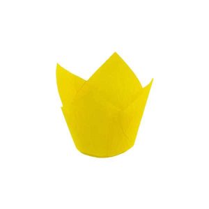 Yellow Tulip Cup 2″ Base 1 5/8” to 2 3/4” 200 CT