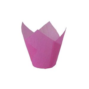 Pink Tulip Cups Mini 1 3/8″ Base 1 1/2” to 2 1/4” 150 CT