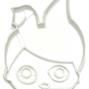 LOL Little Outrageous Littles Suprise Hops Face White Bunny Ears Cookie Cutter