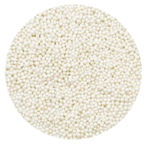 White Mini Pearl Beads 1 LB