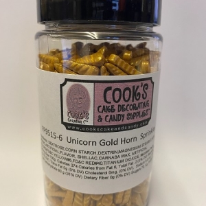Unicorn Horns Gold Quins 15MM 6 OZ