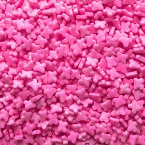 Pink Butterfly Sprinkles 5 LB