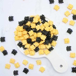 Spider Black and Yellow (Thick) Sprinkles 5 OZ