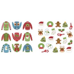 Ugly Sweater Variety Pack Edible Image 12 CT