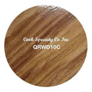 10″ Wood Grain Round DBWL 24 CT