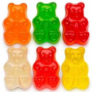 Mini Assorted Gummi Bears 8 OZ