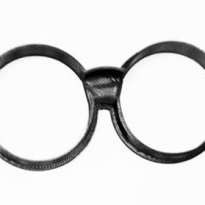 Round Glasses Cookie Cutter