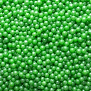 Green Pearl Beads (4MM) 6 OZ