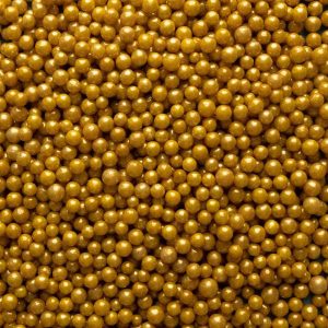 Gold Pearl Beads 6 OZ