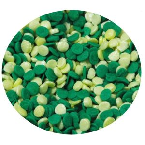 Dot Small Green and Yellow Quins Mix 5 OZ