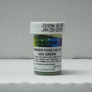 Dry Powder Candy Color Green 3 GR