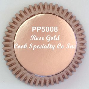 Rose Gold Mini Foil Cup 1 1/4″ B  500 CT