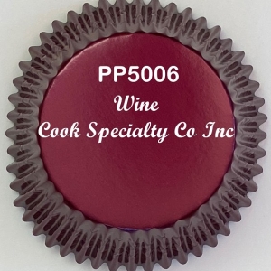 Wine (Burgundy) Mini Foil Cup 1 1/4″ B  500 CT