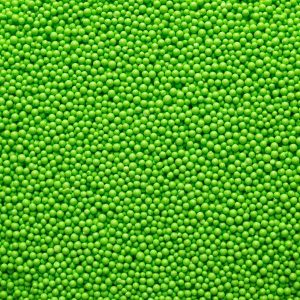 Lime Green Nonpareil Beads 5 OZ