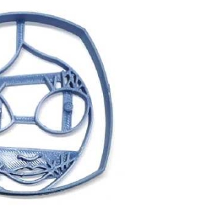 Nightmare Before Christmas Sally Face Cookie Cutter