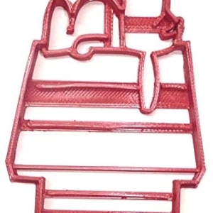 Snoopy on Dog House Cookie Cutter