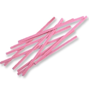 Pink Twist Ties 50 CT