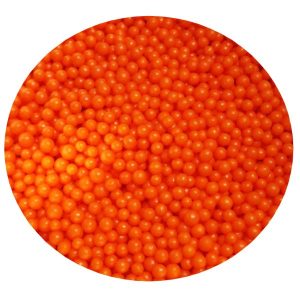 Orange Beads (4 MM) 6 OZ