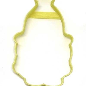 Gnome Outline Dingle Ball Hat Cookie Cutter
