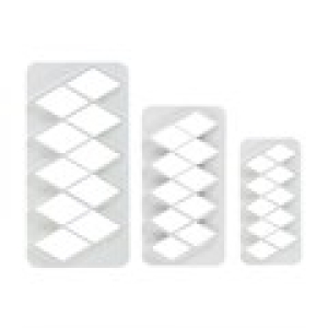 Diamond XL Geometric Multi Cutter 3 PCS Set