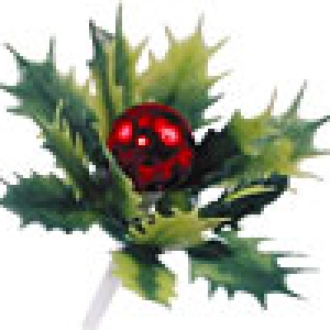 Holly Picks w/ Shiny Red Berry 1 3/4″ 144 CT