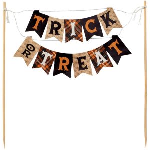 Trick or Treat Banner Layon 6 CT