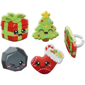 Christmas Cuties Cupcake Rings 144 CT