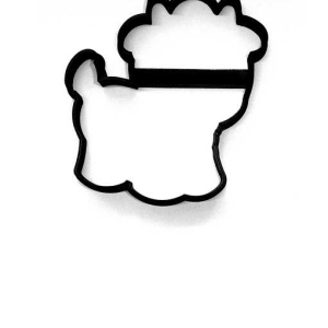 Baby Cow Cute Outline Cookie Cutter