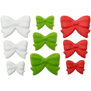 Holiday Bow Assortment Dec-Ons 126 CT