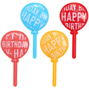 Happy Birthday Balloon DecoPics 144 CT