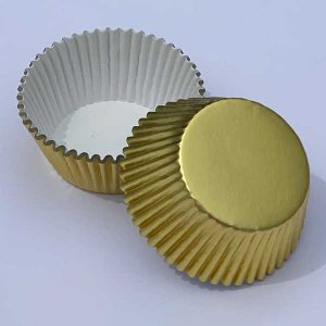 Gold (Light/Matte) Foil Cup 2″ B x 1 1/4″ W 500 CT