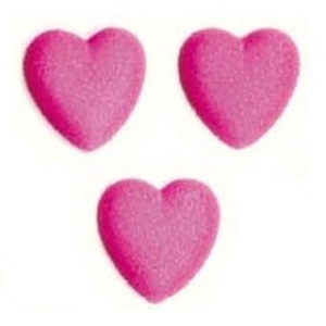 Mini Pink Hearts 1/2″ Sugar Decorations 640 CT