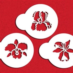 Stencil Exotic Flower 3 CT