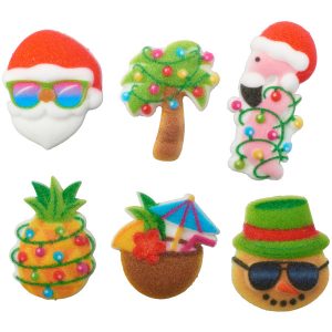 Tropical Christmas Assortment Dec-Ons 108 CT