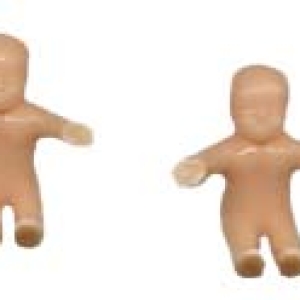 Babies Newborn White 1 1/4″ 144 CT