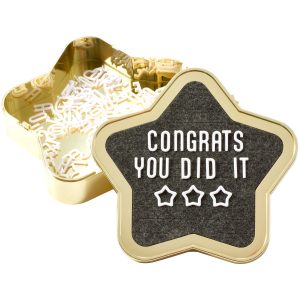 Star Grad Letter Board DecoSet EA