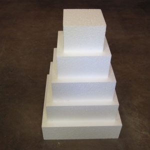 4″ x 4″ Tall SQUARE Styro Dummy