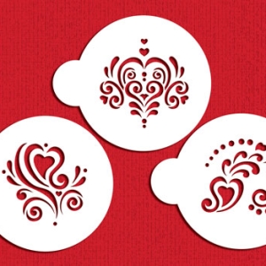 Stencil Amore Cookie Set 3 CT