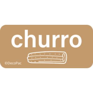 Churro Merchandising Labels 500 CT