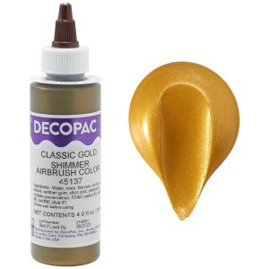 Classic Gold Shimmer 4 OZ Airbrush