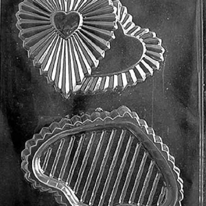 Double Heart Pour Box Mold 2 CAV