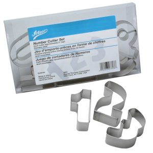 Number Cookie Cutter 1.5″ 9 PCS Set