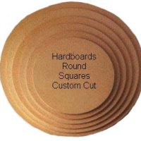 6" x 1/4" ROUND Hardboard