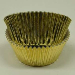 Jumbo Gold Foil Cup 2 1/2″B 1 7/8″W 500 CT