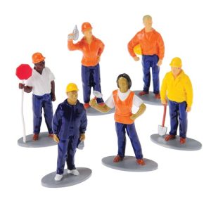 Construction Worker Firgures 2 1/2″ 12 CT