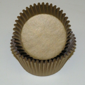Gold Paper Cups Mini 1 1/4″ B x 3/4″ W 500 CT