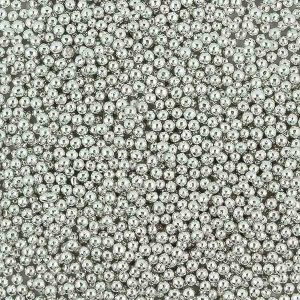 Silver Dragees #0 (3mm) 3 OZ