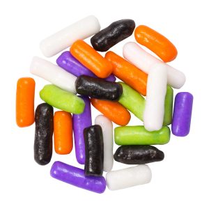 Halloween Blend PR,BK,OR,LG,WH, Jimmies 6 LB